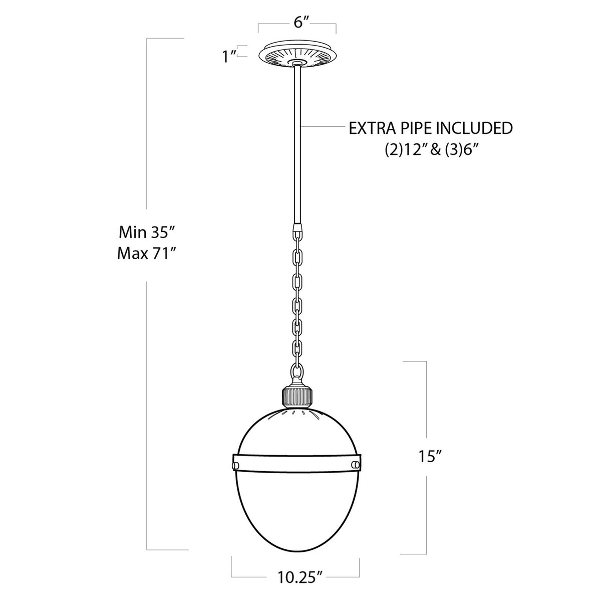 Regina Andrew - 16-1118NB - One Light Pendant - Otis - Natural Brass