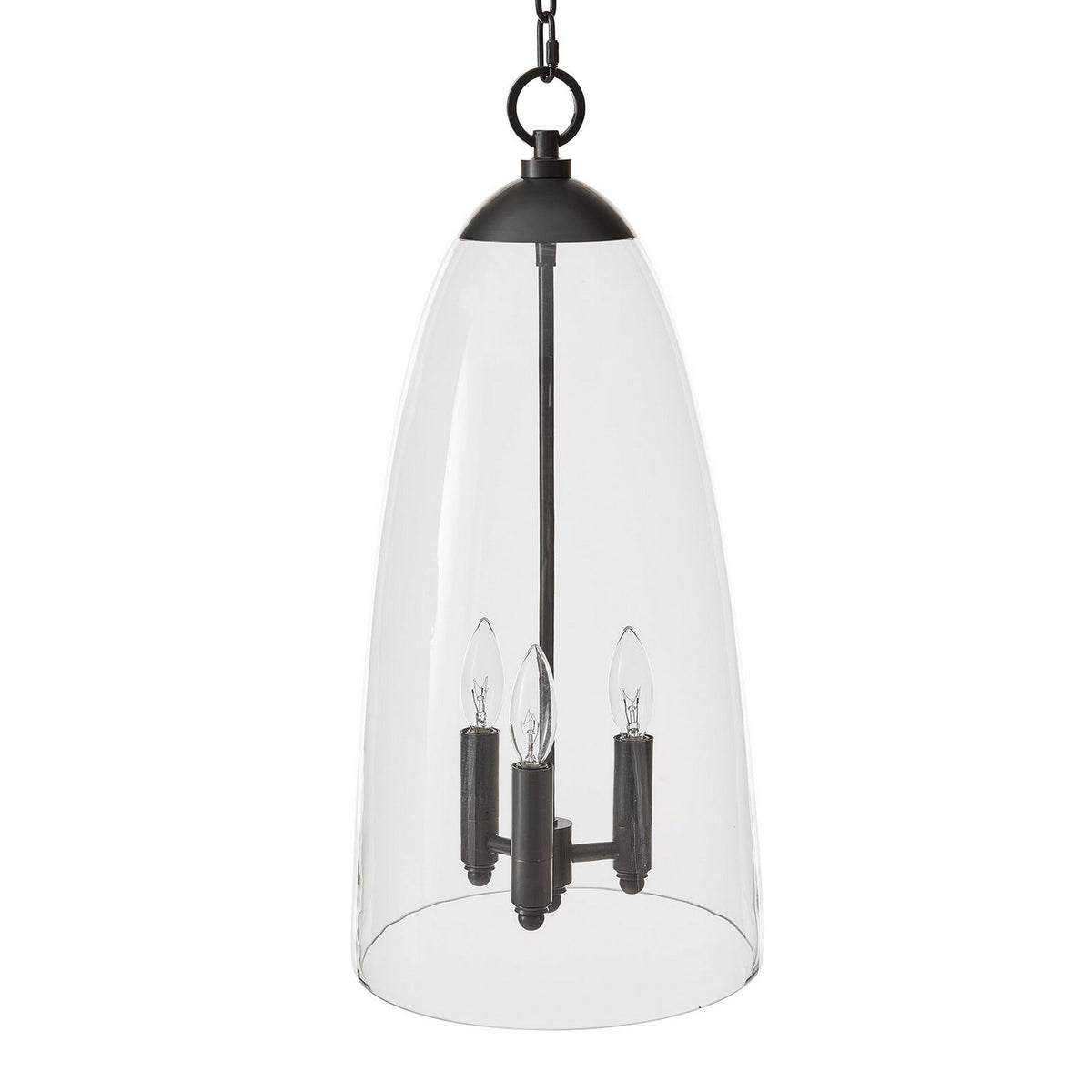 Regina Andrew - 16-1488ORB - Three Light Pendant - Maiden - Clear