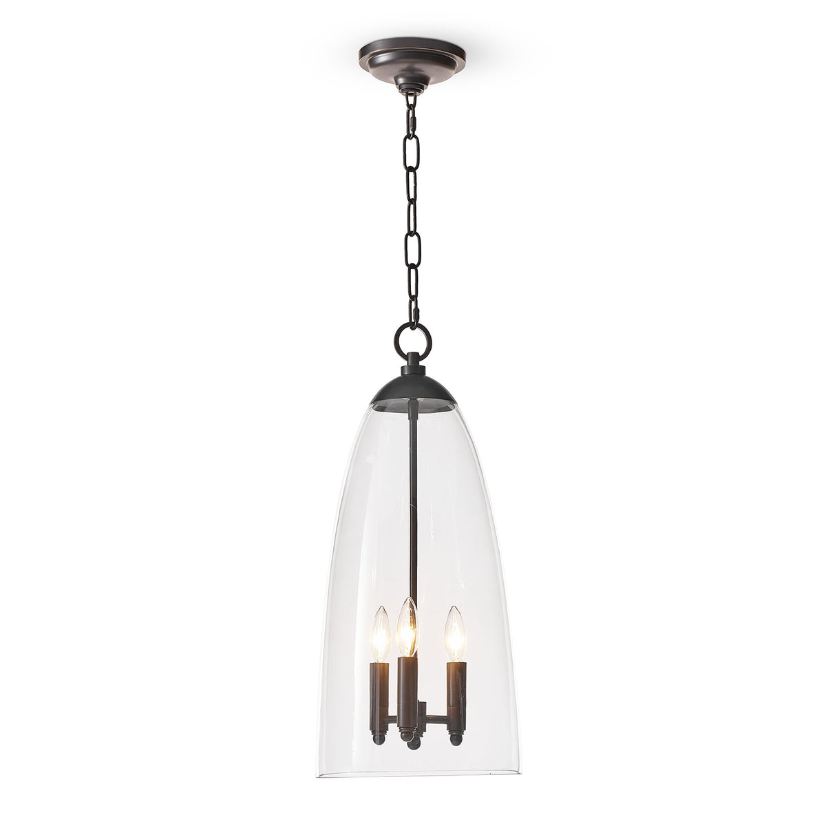 Regina Andrew - 16-1488ORB - Three Light Pendant - Maiden - Clear