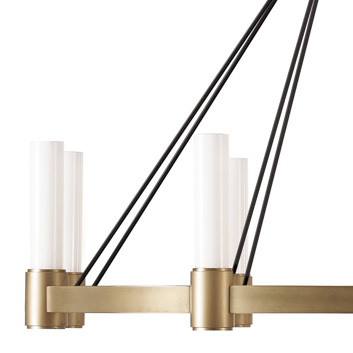Regina Andrew - 16-1493NB - Eight Light Chandelier - Dixon - White