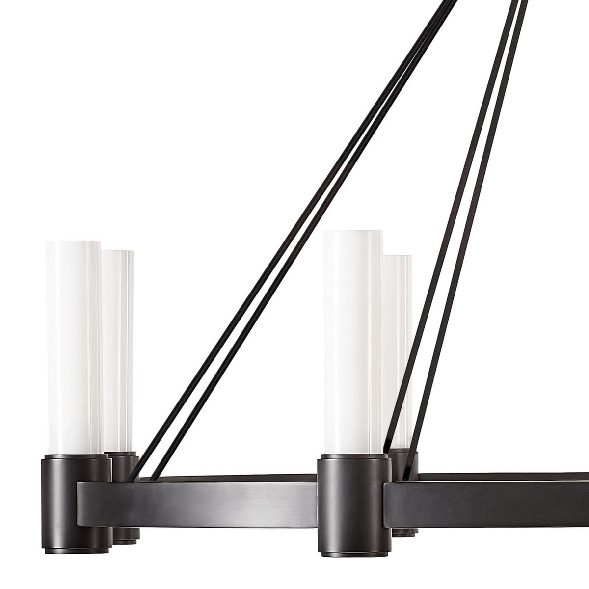 Regina Andrew - 16-1493ORB - Eight Light Chandelier - Dixon - White