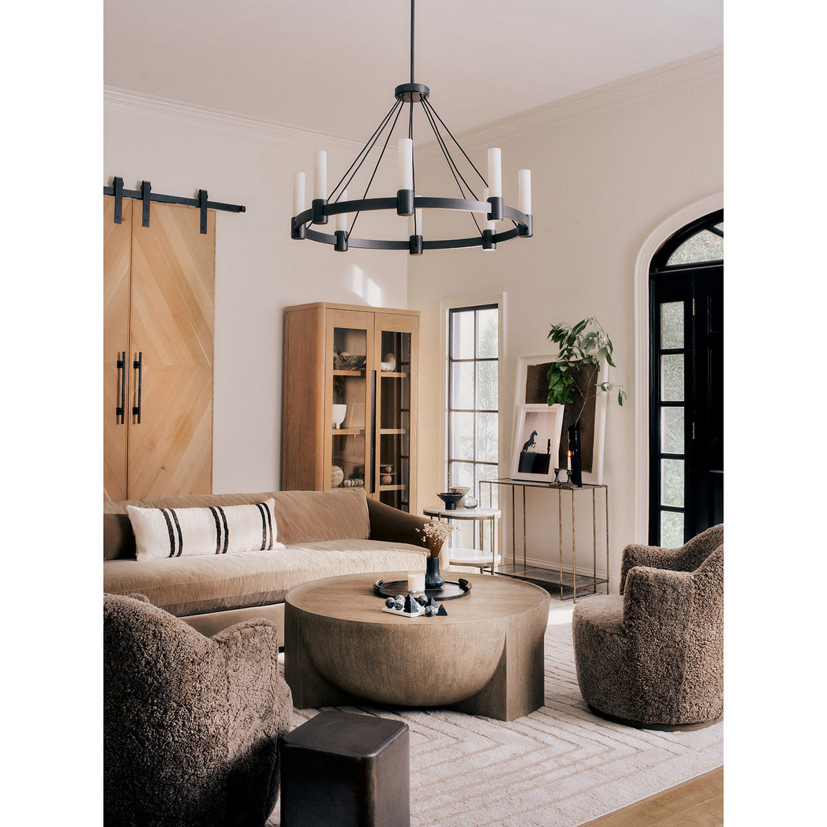 Regina Andrew - 16-1493ORB - Eight Light Chandelier - Dixon - White
