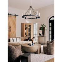 Regina Andrew - 16-1493ORB - Eight Light Chandelier - Dixon - White