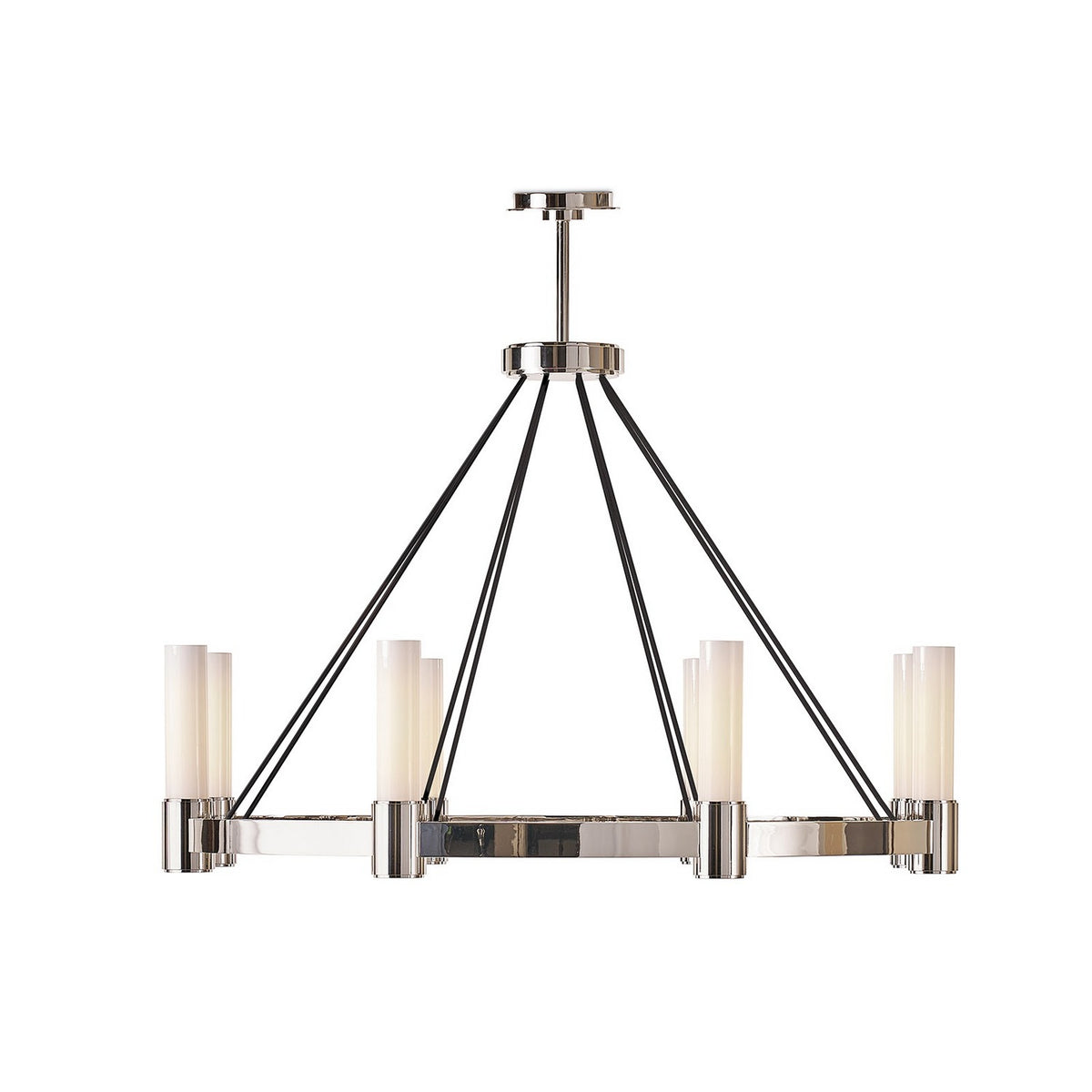 Regina Andrew - 16-1493PN - Eight Light Chandelier - Dixon - White