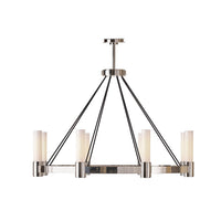Regina Andrew - 16-1493PN - Eight Light Chandelier - Dixon - White