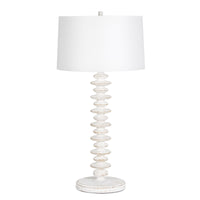 Regina Andrew - 13-1222WT - One Light Buffet Lamp - Fishbone - White Wash