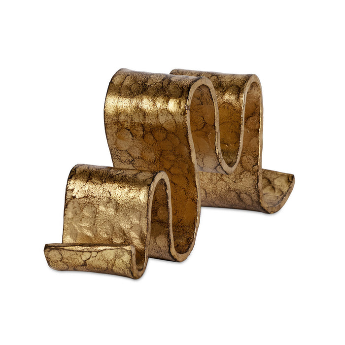 Regina Andrew - 20-1677 - Sculpture - Wave - Gold Leaf