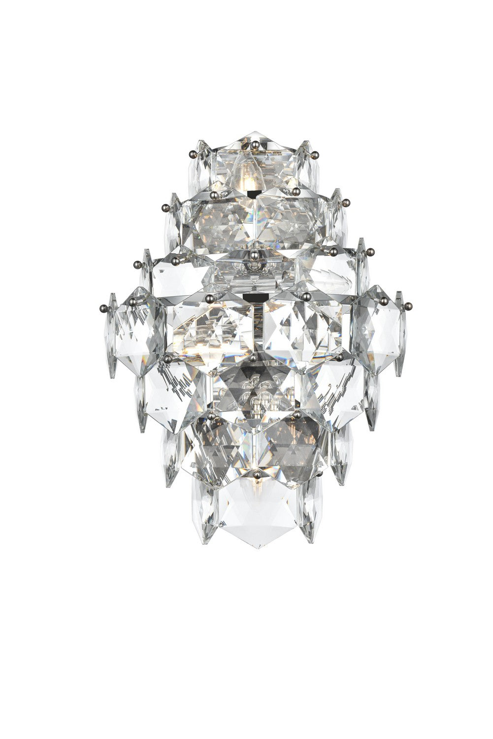 Elegant Lighting - 1050W18C - Four Light Wall Sconce - Adaline - Chrome