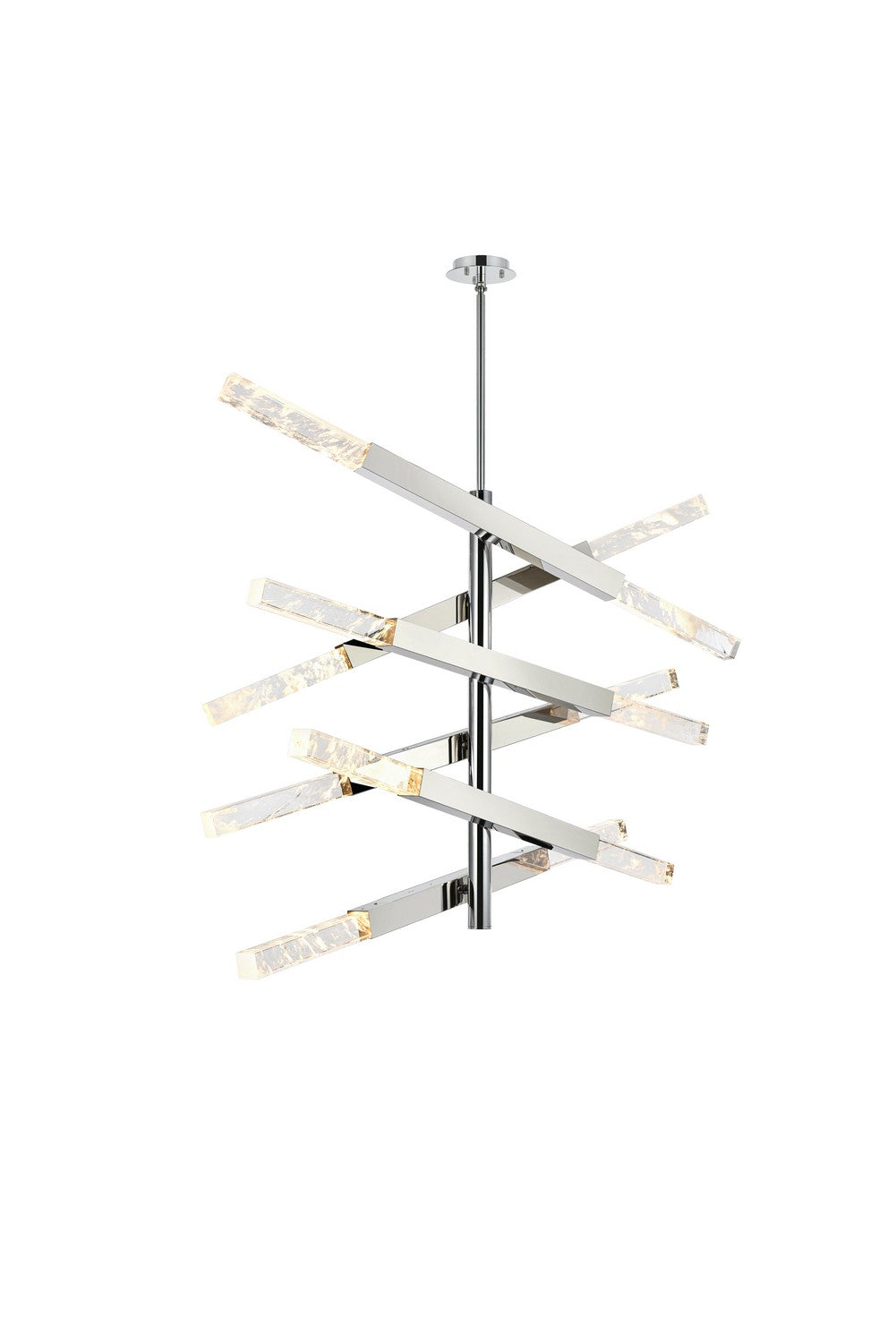Elegant Lighting - 2085L6C - 12 Light Pendant - Ari - Chrome and Clear