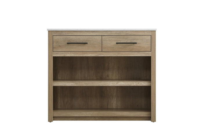 Elegant Lighting - KD0142NT - Kitchen Island - Osman - Natural Oak