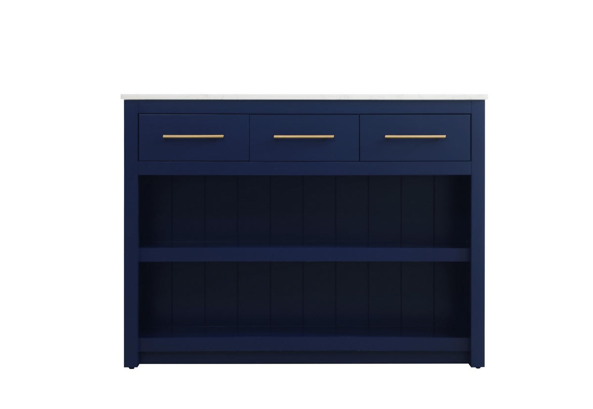 Elegant Lighting - KD0148BL - Kitchen Island - Porter - Blue