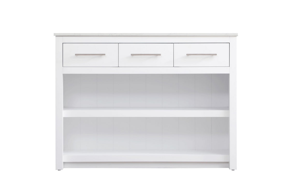 Elegant Lighting - KD0148WH - Kitchen Island - Porter - White