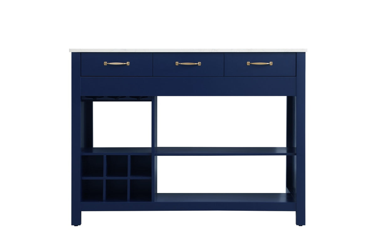 Elegant Lighting - KD0248BL - Kitchen Island - Jax - Blue