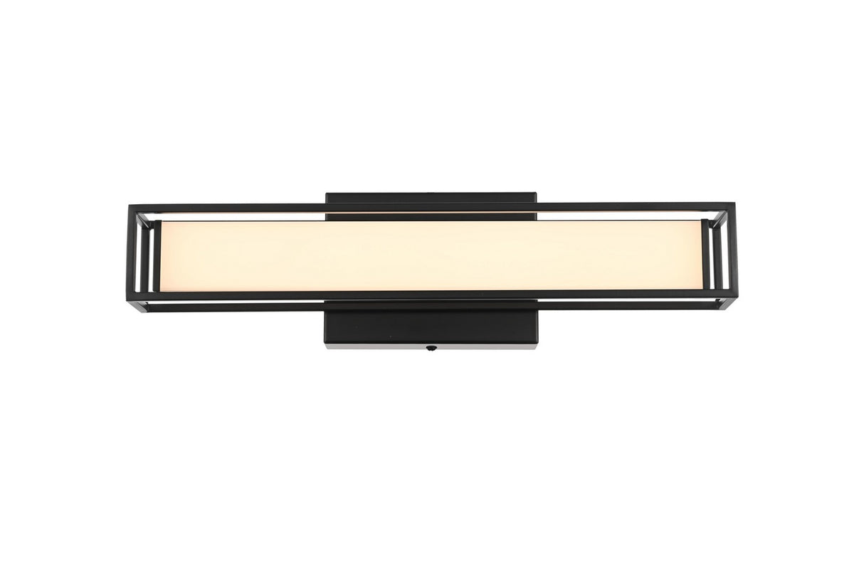 Elegant Lighting - LD301W16BK - LED Wall Sconce - Aden - Black