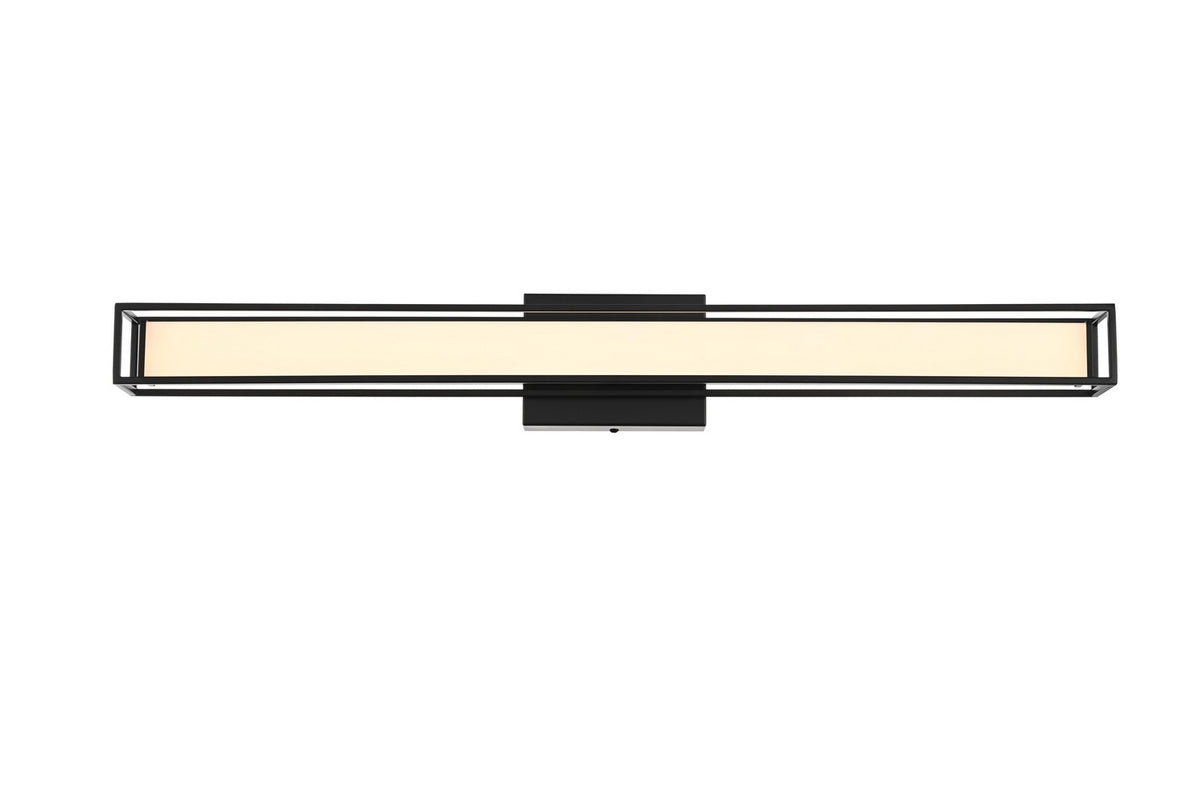 Elegant Lighting - LD301W31BK - LED Wall Sconce - Aden - Black