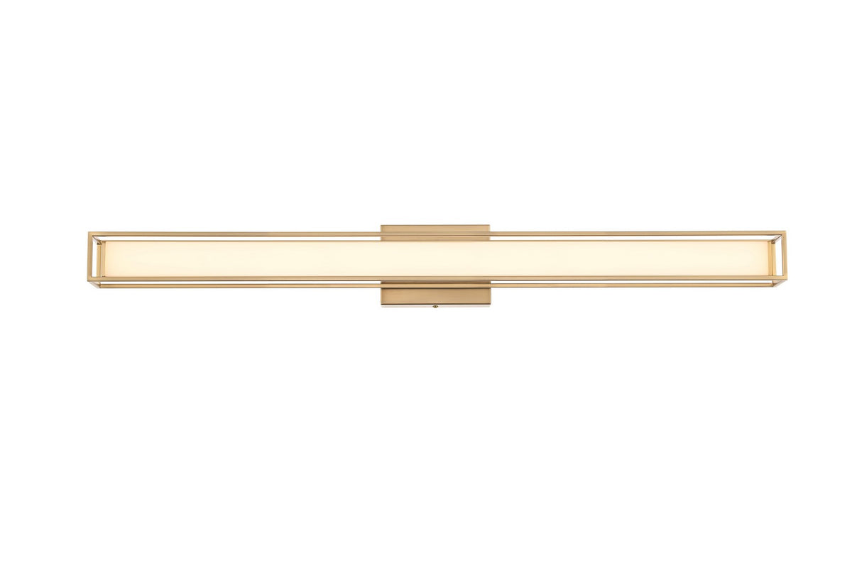 Elegant Lighting - LD301W36SG - LED Wall Sconce - Aden - Satin Gold