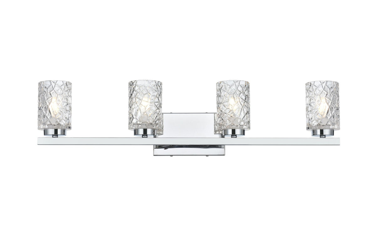 Elegant Lighting - LD7028W32C - Four Light Wall Sconce - Cassie - Chrome