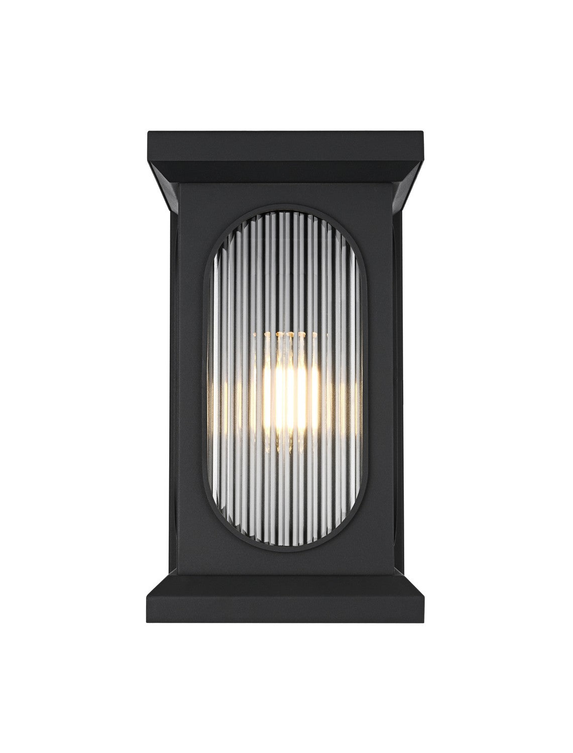 Elegant Lighting - OD417W17BK - One Light Outdoor Wall Sconce - Sevyn - Black