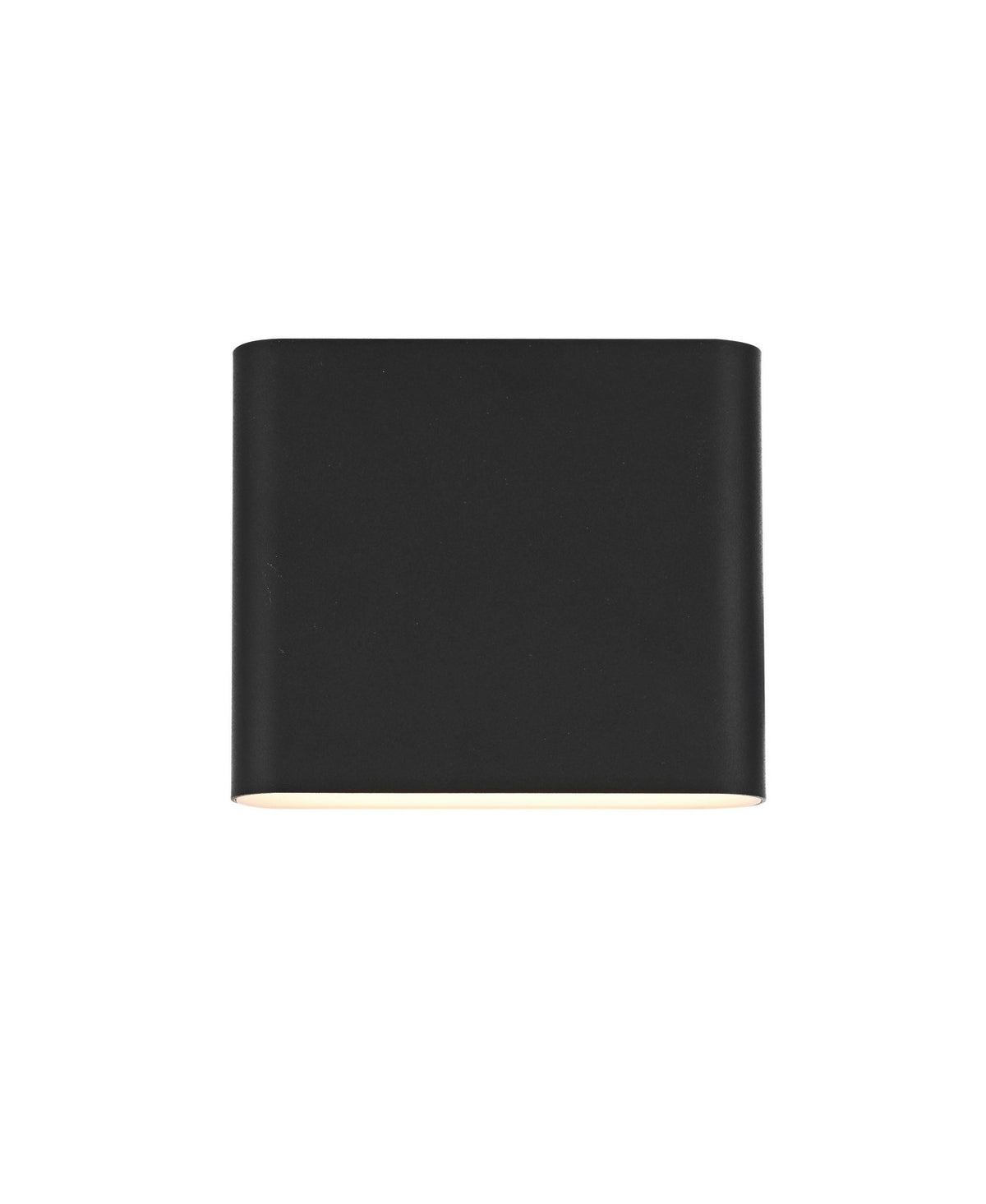 Elegant Lighting - OD507W9BK - LED Outdoor Wall Sconce - Clyde - Black