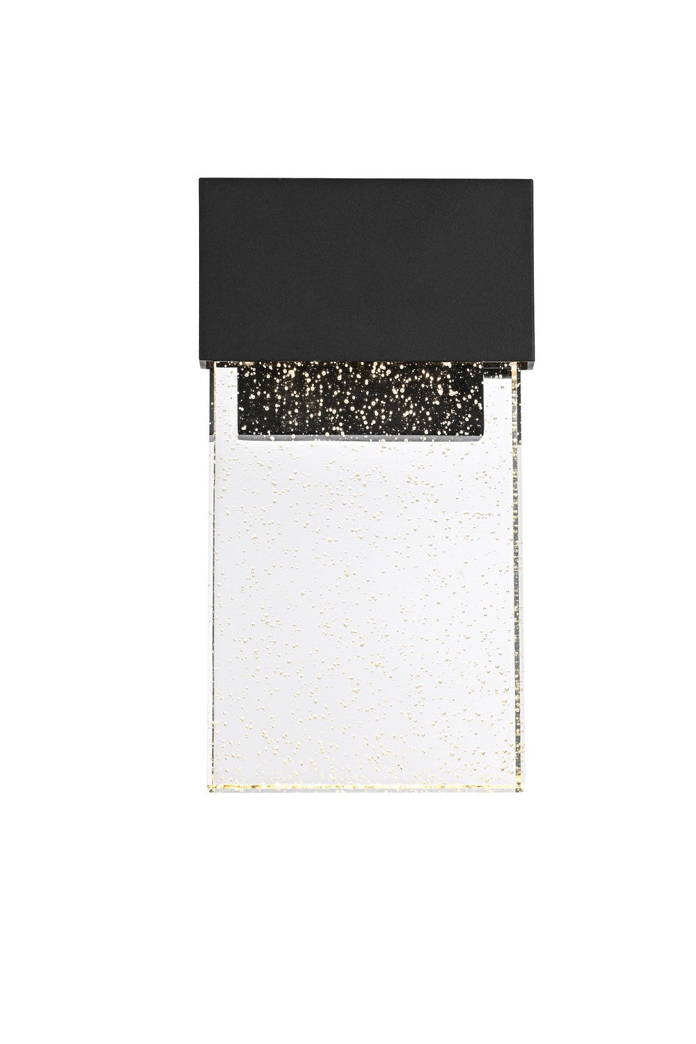 Elegant Lighting - OD603W11BK - LED Outdoor Wall Sconce - Ronin - Black and Clear