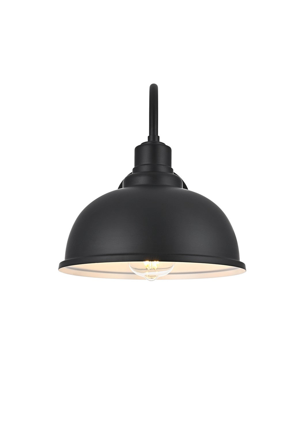 Elegant Lighting - OD801W11BK - One Light Outdoor Wall Sconce - Aron - Black