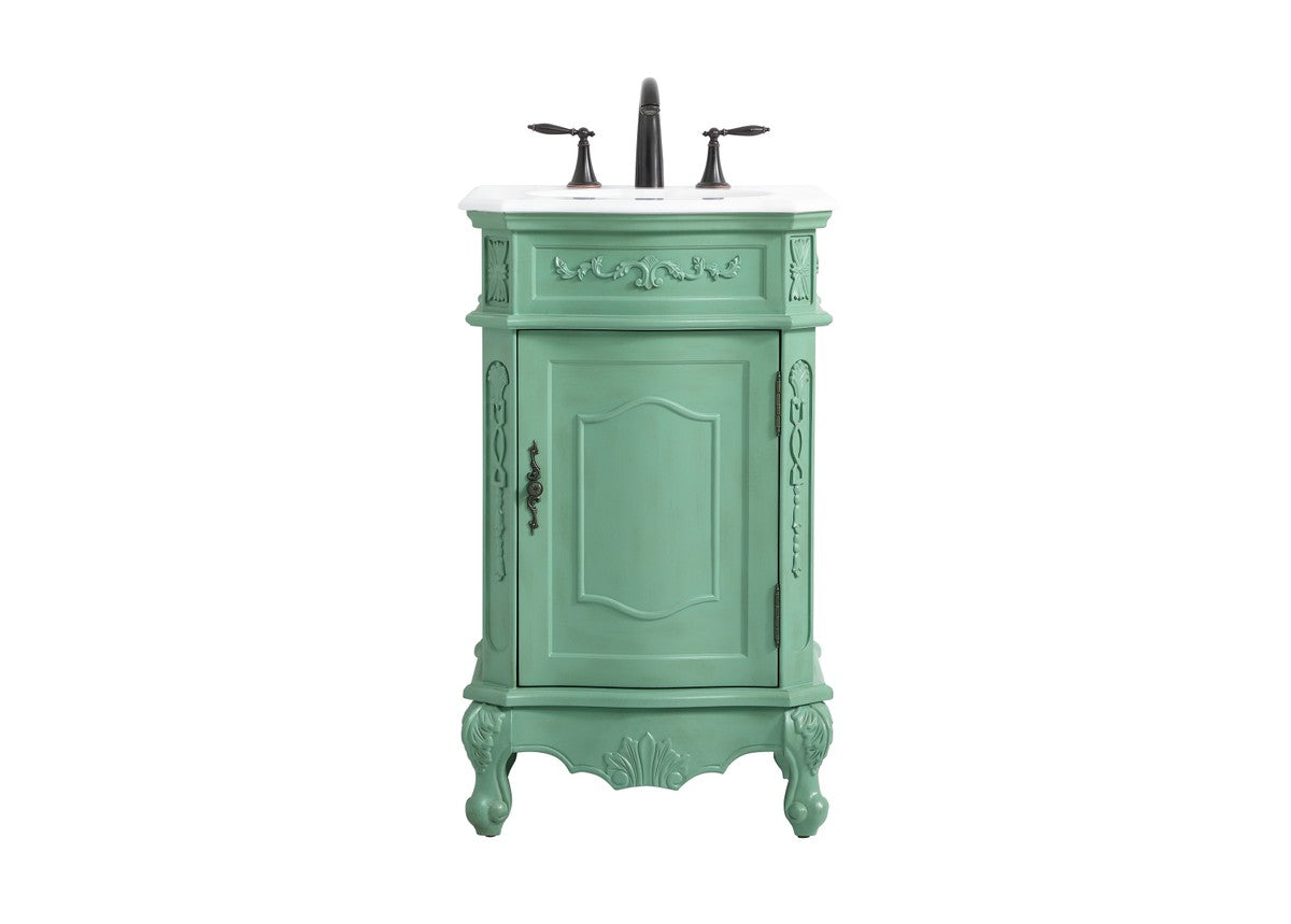 Elegant Lighting - VF10121VM-VW - Single Bathroom Vanity - Danville - Vintage mint