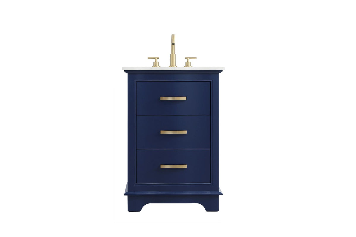 Elegant Lighting - VF10224BL - Bathroom Vanity - KNOX - Blue
