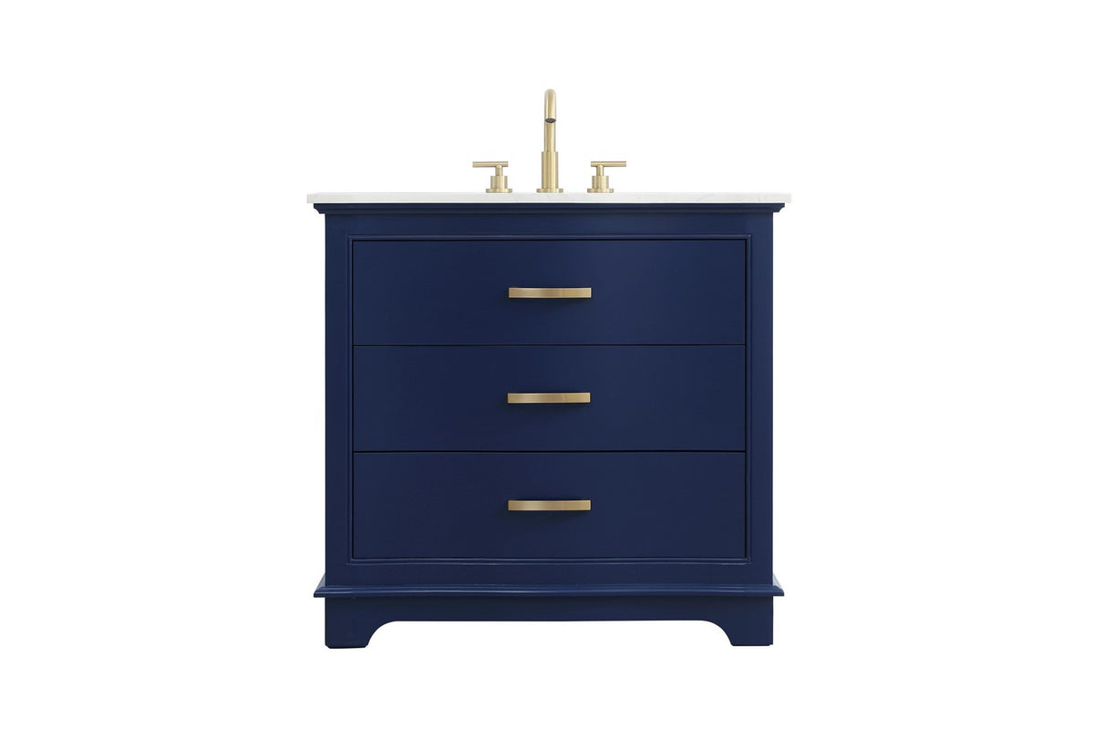 Elegant Lighting - VF10236BL - Bathroom Vanity - KNOX - Blue