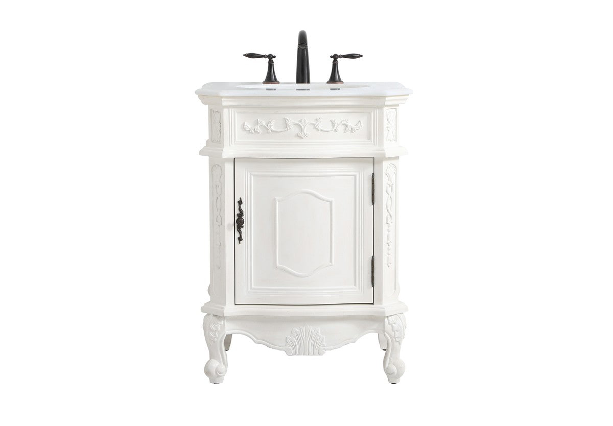 Elegant Lighting - VF-1031AW-VW - Single Bathroom Vanity - Berkshire - Antique white