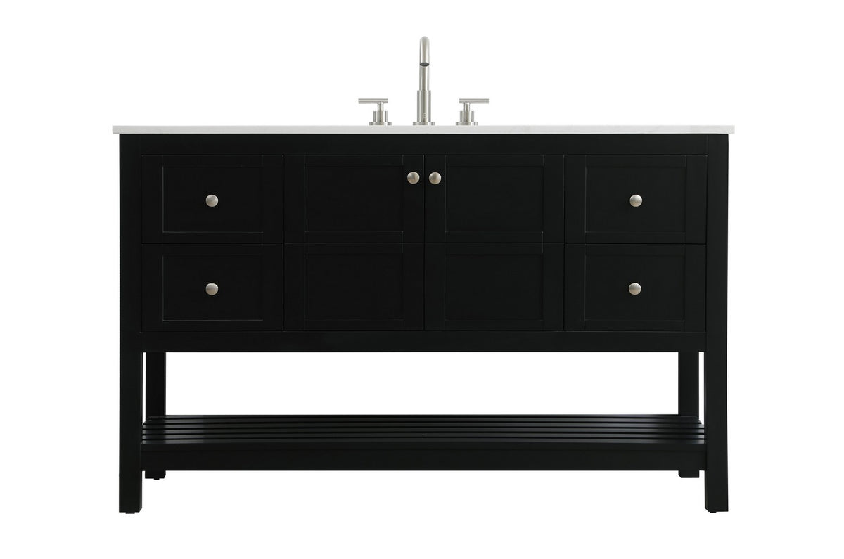 Elegant Lighting - VF16454BK - Bathroom Vanity - Theo - black