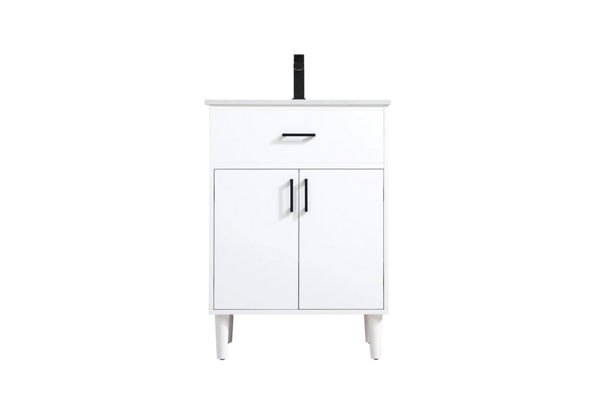 Elegant Lighting - VF25024MWH - Bathroom Vanity - Chandler - White