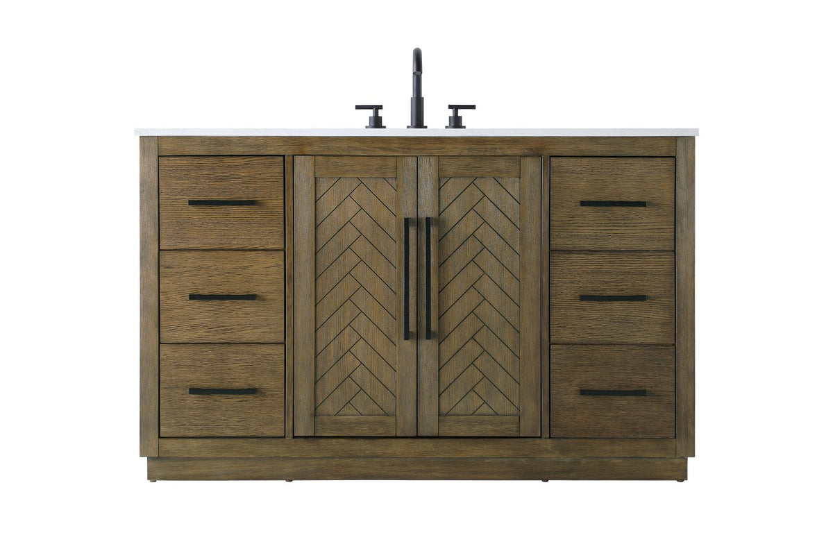 Elegant Lighting - VF29054HO - Bathroom Vanity - Chase - Hazel Oak