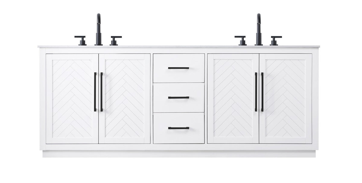 Elegant Lighting - VF29084DWH - Bathroom Vanity - Chase - White