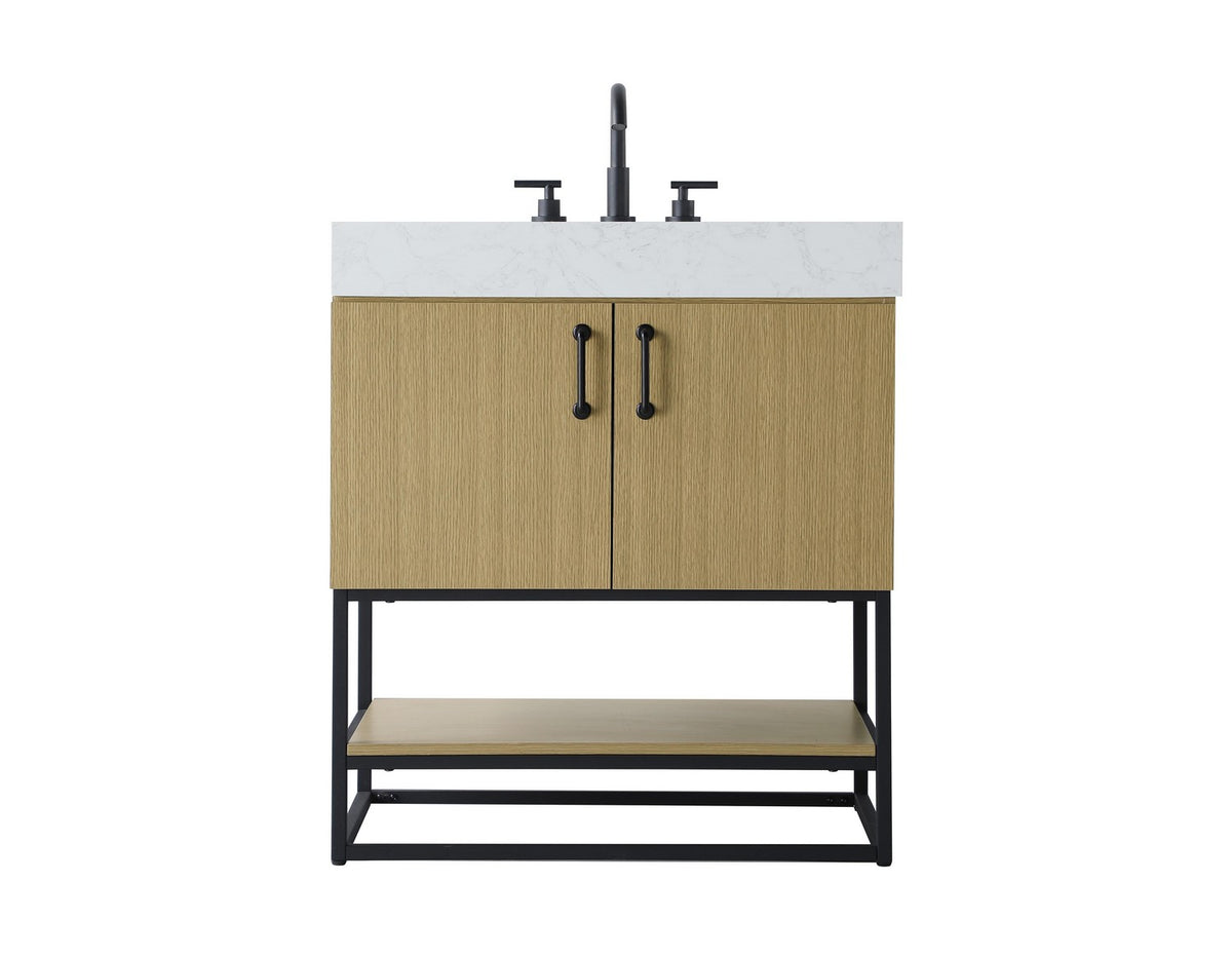 Elegant Lighting - VF29230MHB - Bathroom Vanity - Caroline - Honey Brown