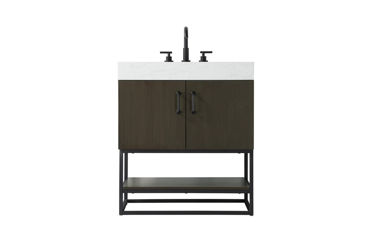Elegant Lighting - VF29230MMB - Bathroom Vanity - Caroline - Mocha Brown