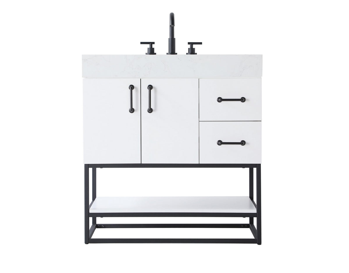 Elegant Lighting - VF29232WH - Bathroom Vanity - Caroline - White
