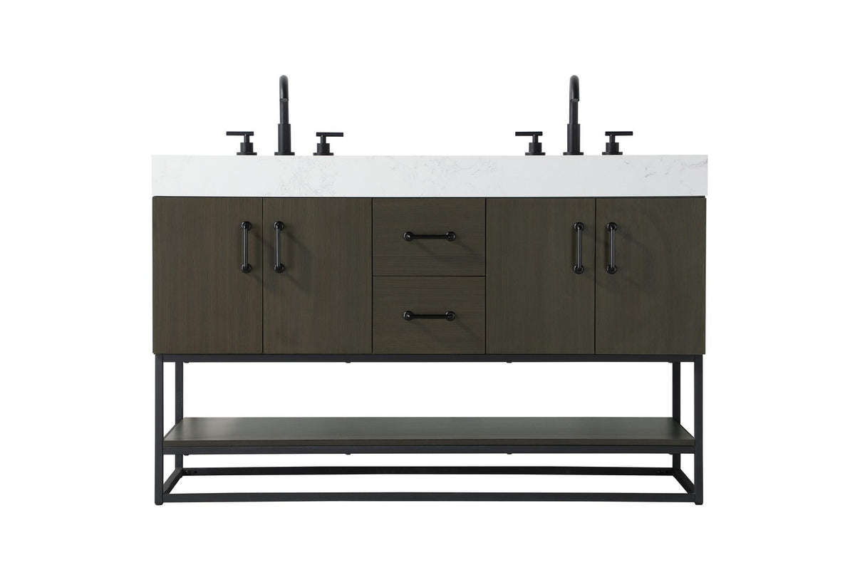 Elegant Lighting - VF29254DMMB - Bathroom Vanity - Caroline - Mocha Brown