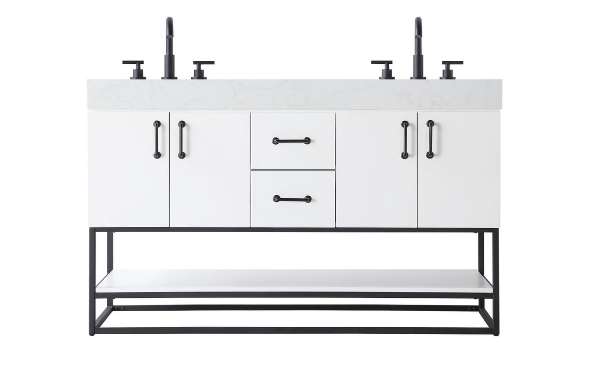 Elegant Lighting - VF29254DWH - Bathroom Vanity - Caroline - White