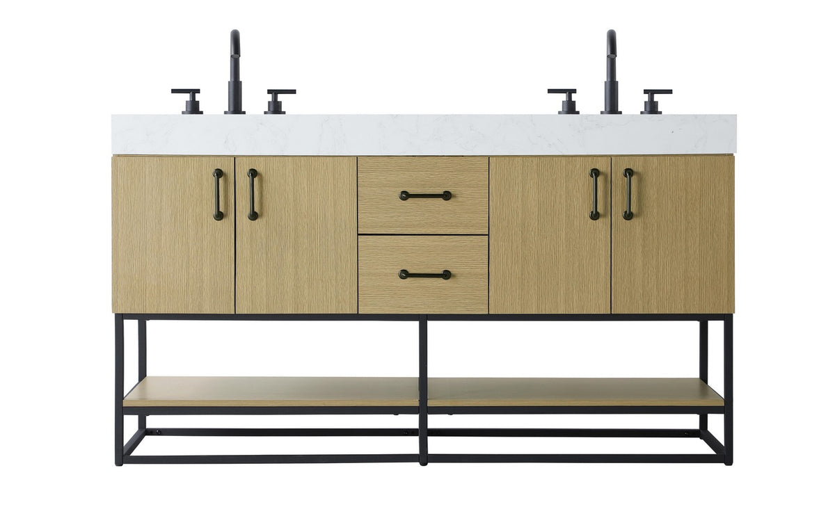 Elegant Lighting - VF29260DMHB - Bathroom Vanity - Caroline - Honey Brown