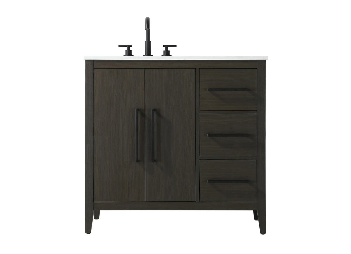 Elegant Lighting - VF29336MMB - Bathroom Vanity - Millie - Mocha Brown