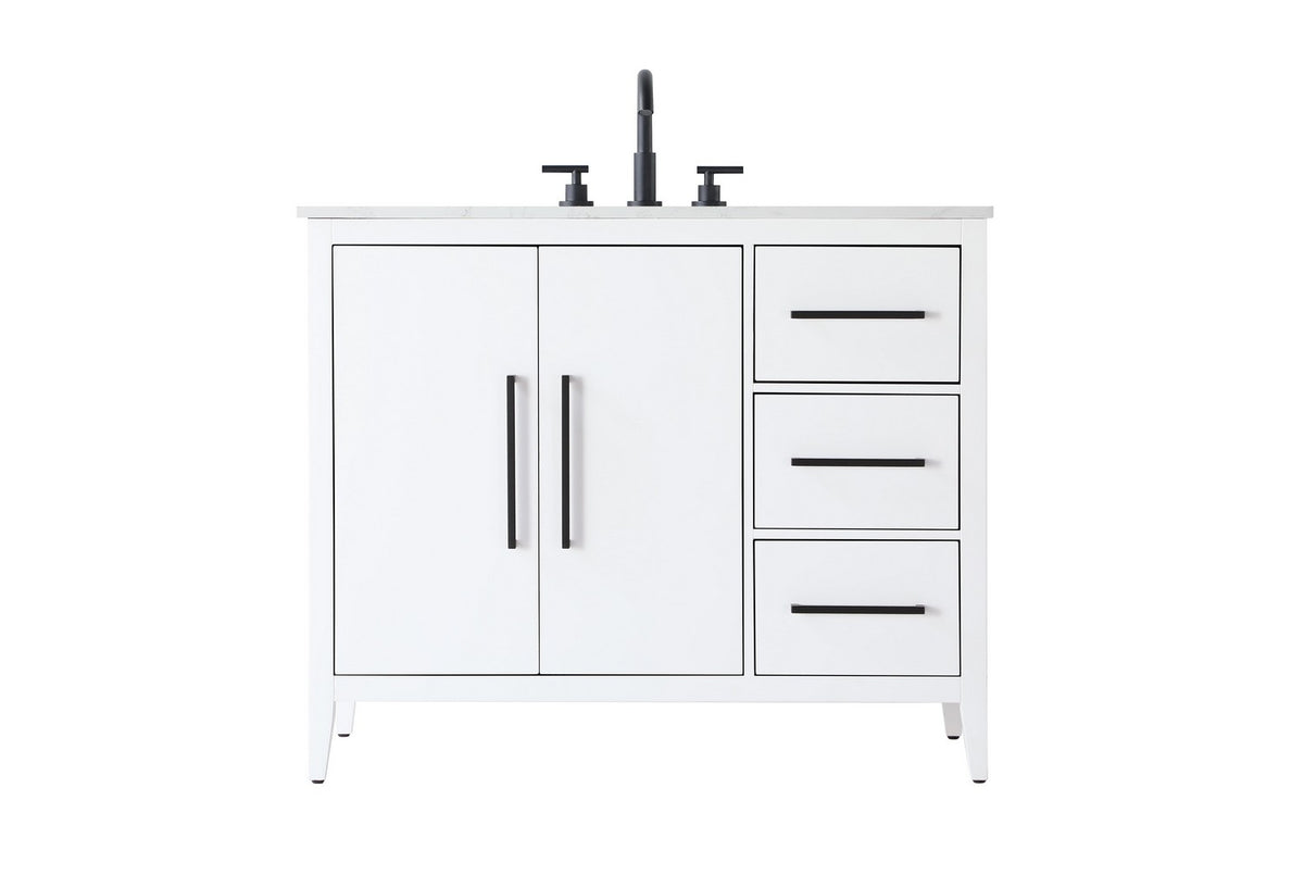 Elegant Lighting - VF29342WH - Bathroom Vanity - Millie - White