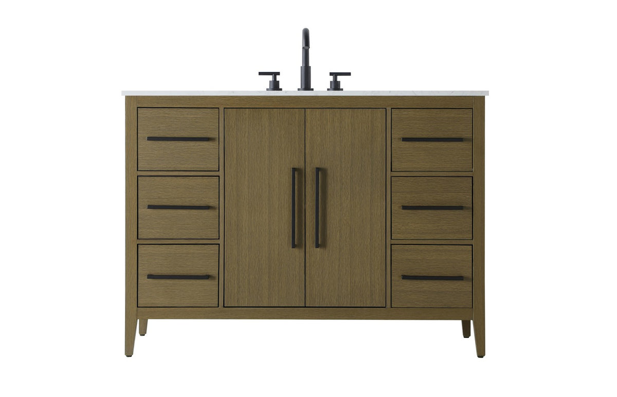 Elegant Lighting - VF29348MCB - Bathroom Vanity - Millie - Chestnut Brown