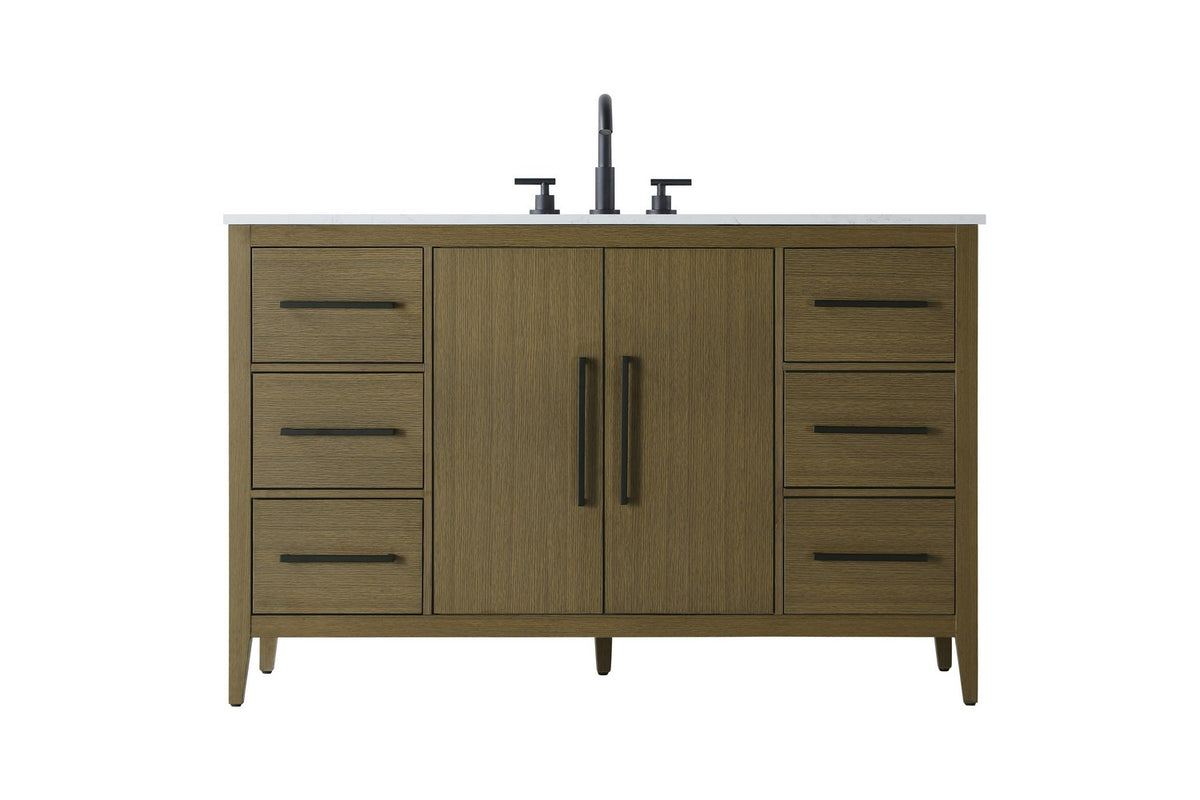 Elegant Lighting - VF29354MCB - Bathroom Vanity - Millie - Chestnut Brown