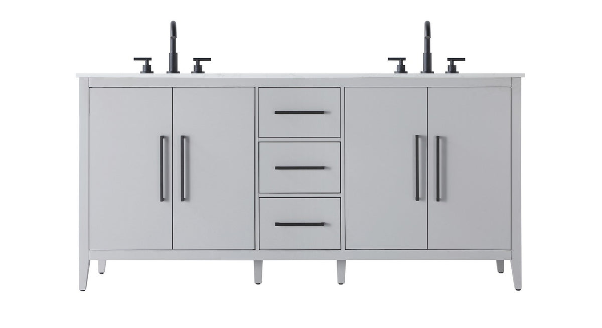 Elegant Lighting - VF29372DGR - Bathroom Vanity - Millie - Grey