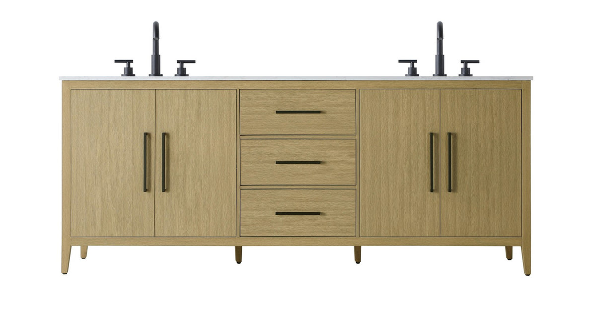 Elegant Lighting - VF29384DMHB - Bathroom Vanity - Millie - Honey Brown