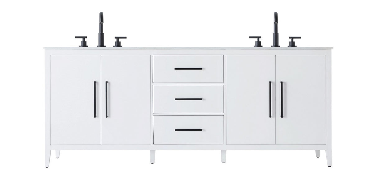 Elegant Lighting - VF29384DWH - Bathroom Vanity - Millie - White
