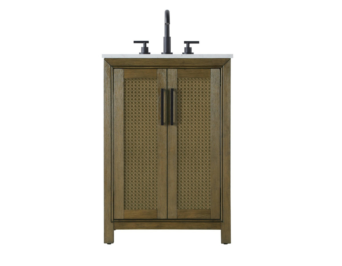 Elegant Lighting - VF29524HO - Bathroom Vanity - Alina - Hazel Oak
