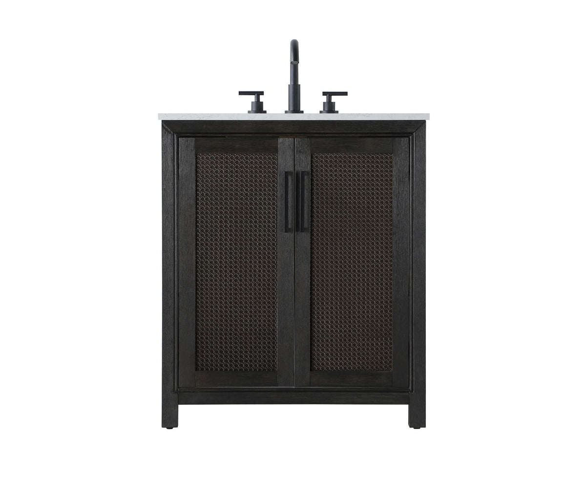 Elegant Lighting - VF29530CO - Bathroom Vanity - Alina - Chocolate Oak