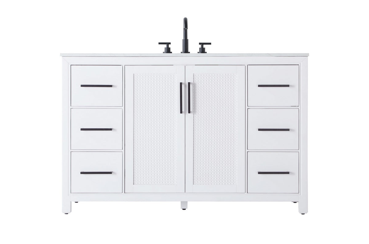 Elegant Lighting - VF29554WH - Bathroom Vanity - Alina - White