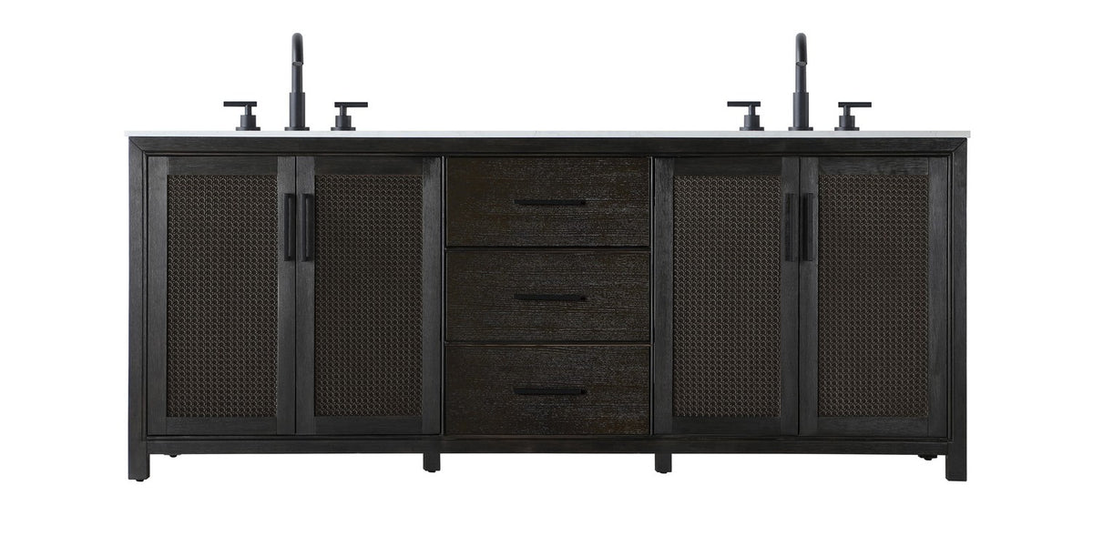 Elegant Lighting - VF29584DCO - Bathroom Vanity - Alina - Chocolate Oak
